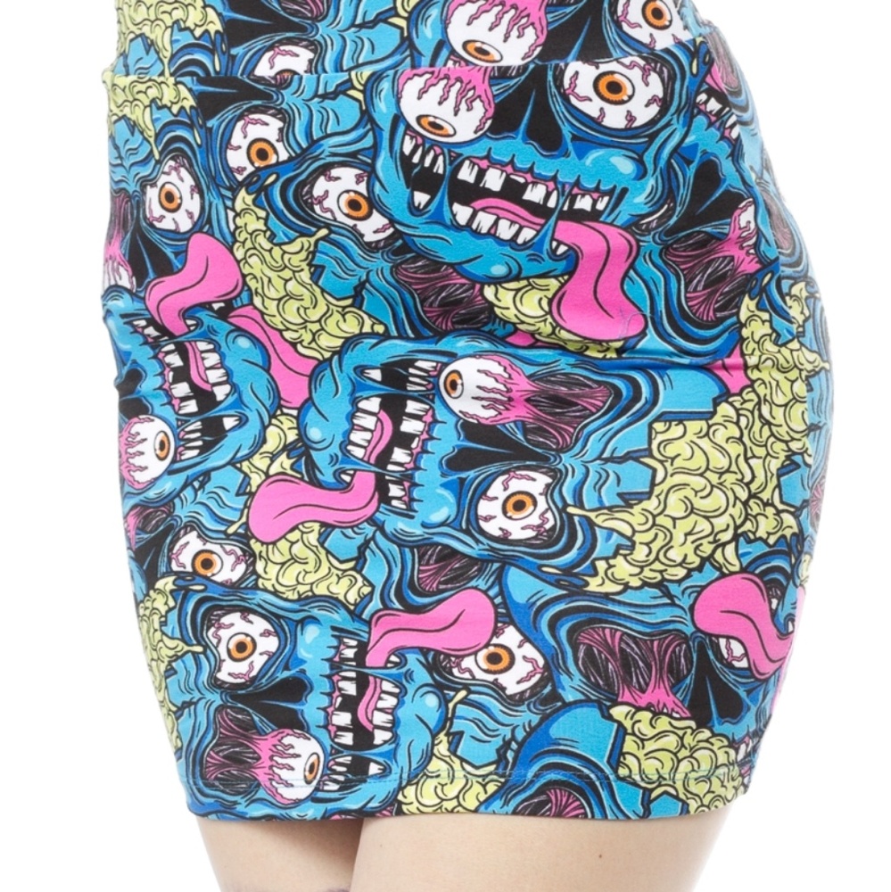 Iron fist eye balling mini skirt rare